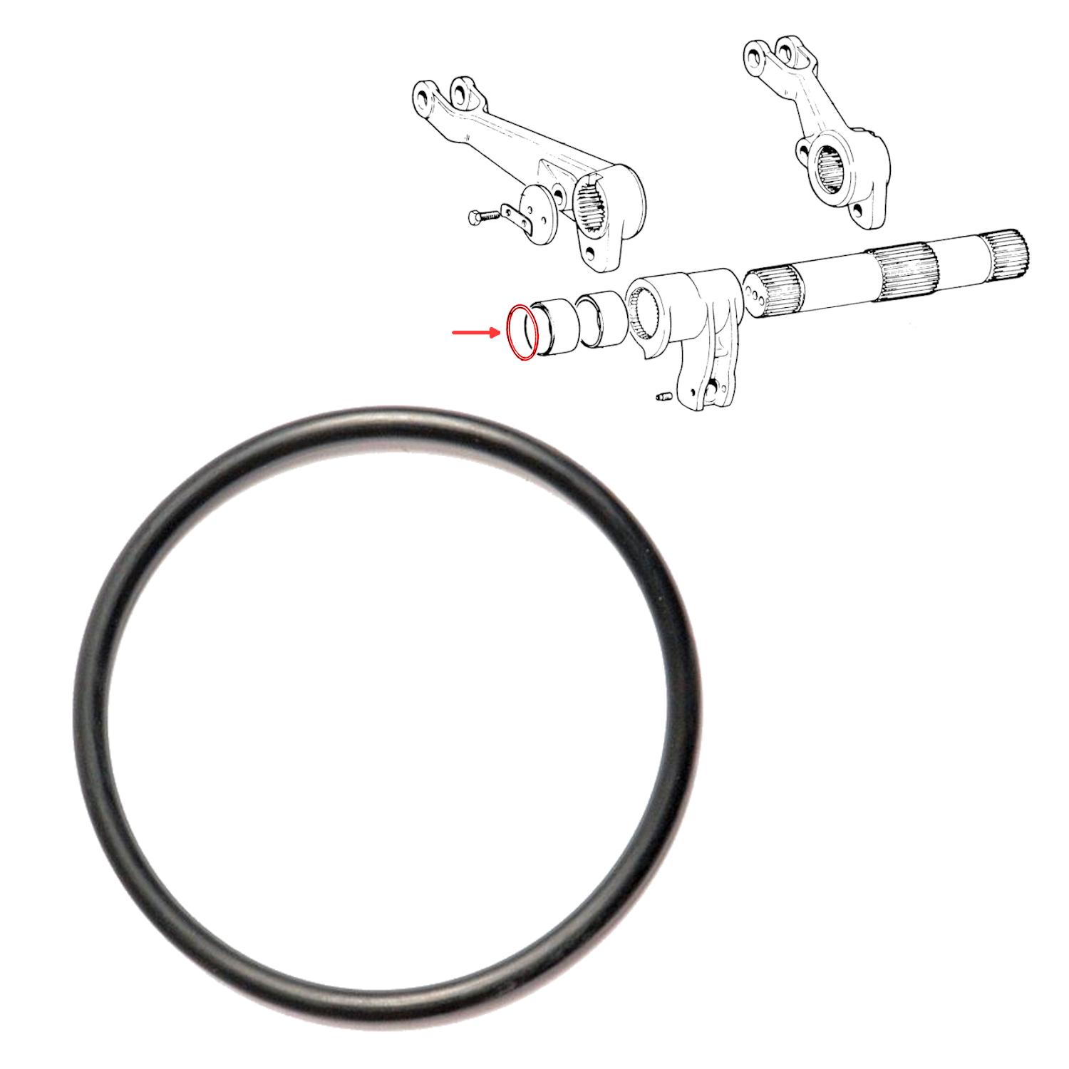 O-Ring Hubwerk MF133 135 140 145