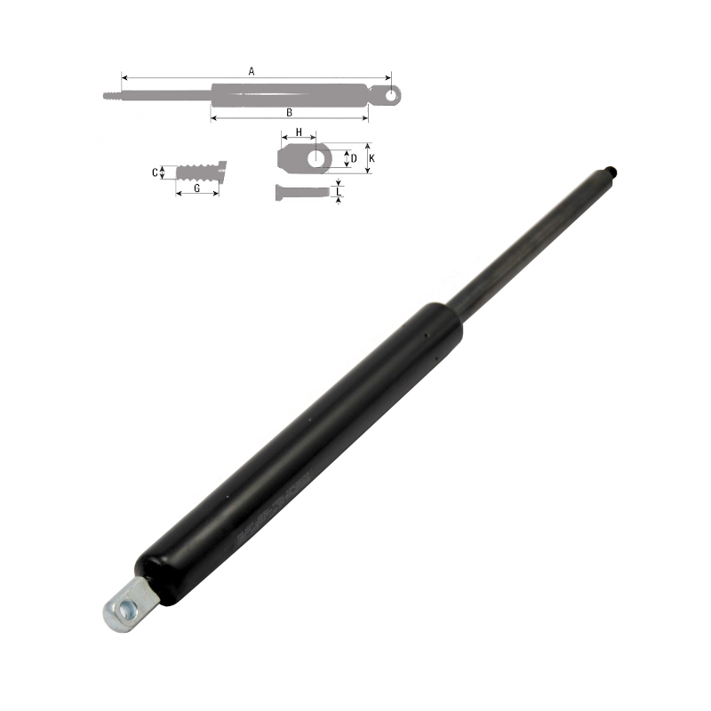 Gasdruckfeder 430mm 985N