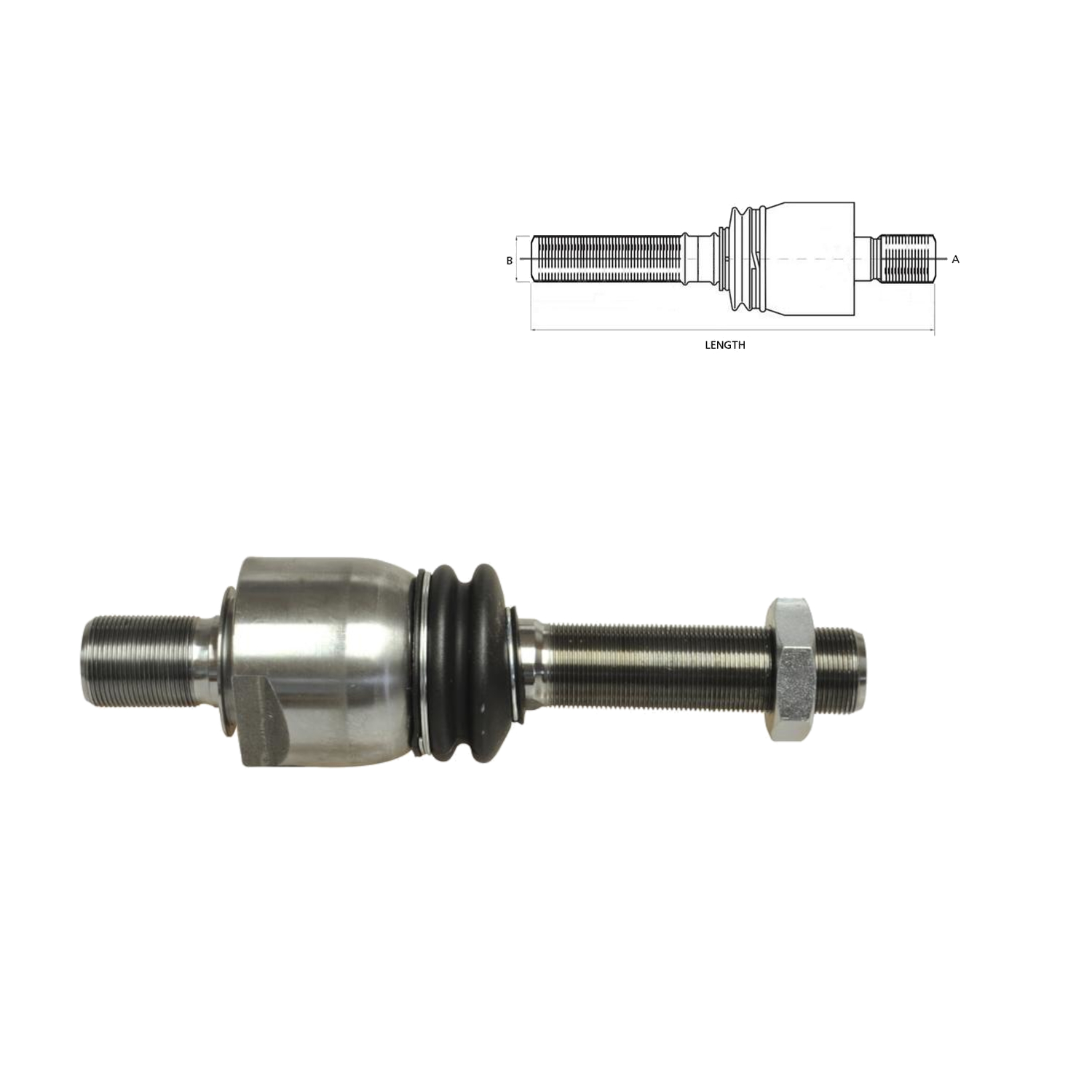 Axial-Kugelkopf M30 235mm Fendt