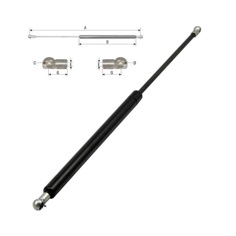 Gasdruckfeder 505mm 150N