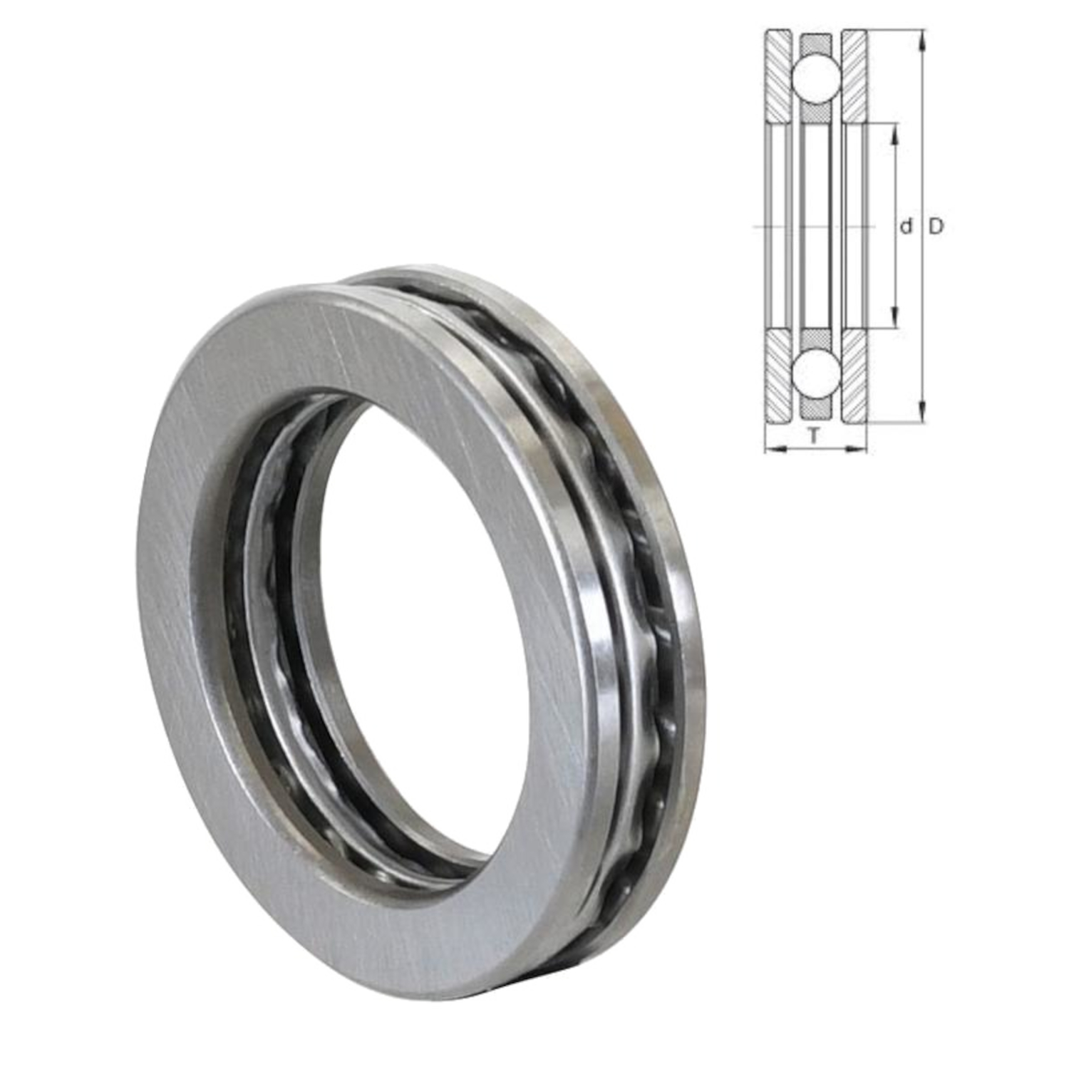 Axial-Kugellager 40mmx60mmx13mm