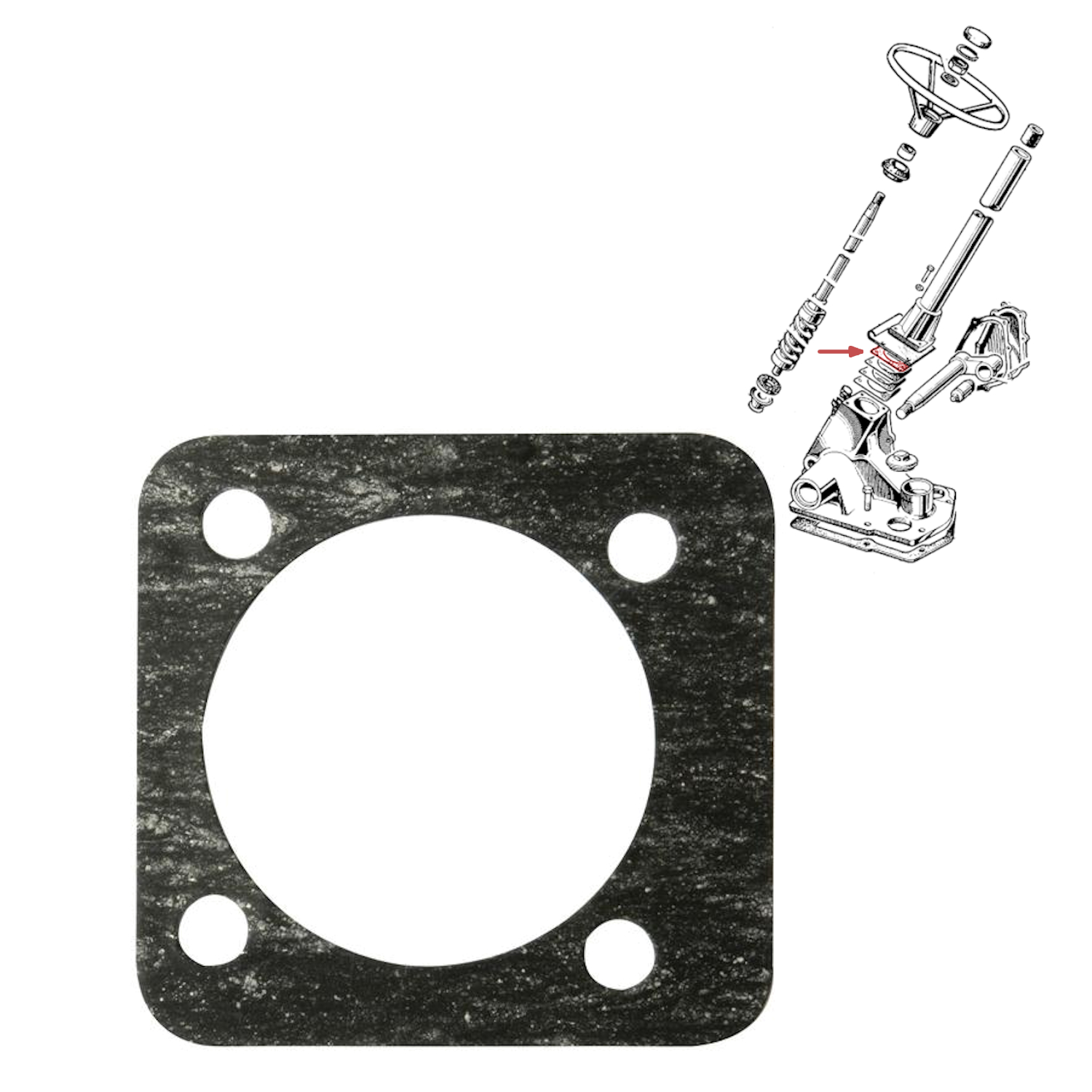 Dichtung Lenkung MF 165 168 175 290