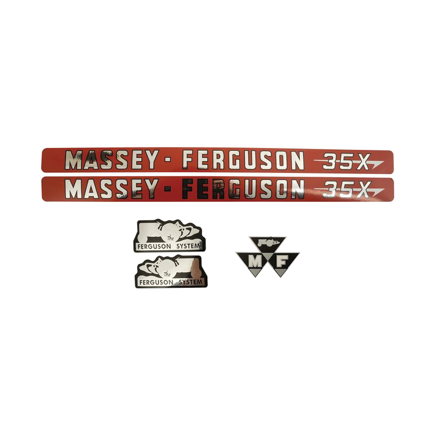 Typenschild Aufkleber Massey Ferguson MF35X