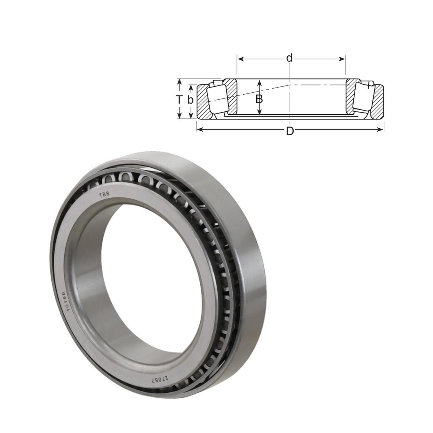 Kegelrollenlager Lager Differential innen MF 155 -1881931M91