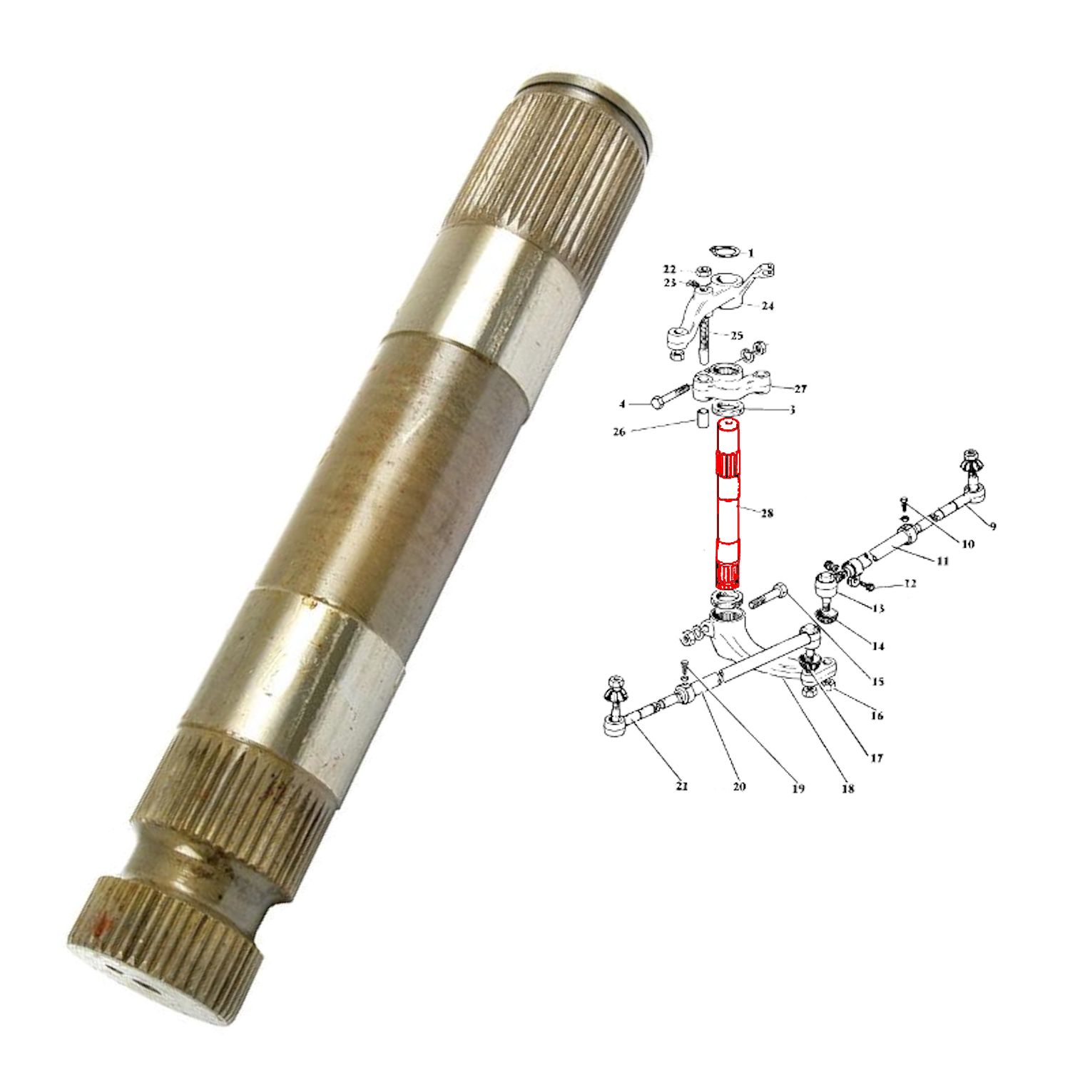 Lenkwelle Lenkung MF165 MF565 690