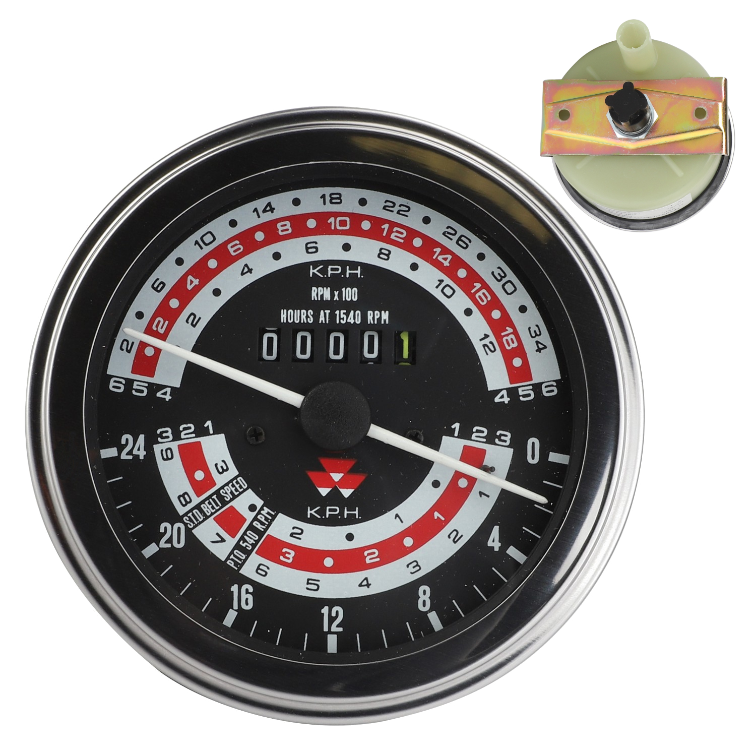 Traktormeter Massey Ferguson MF133 135 155 165 188