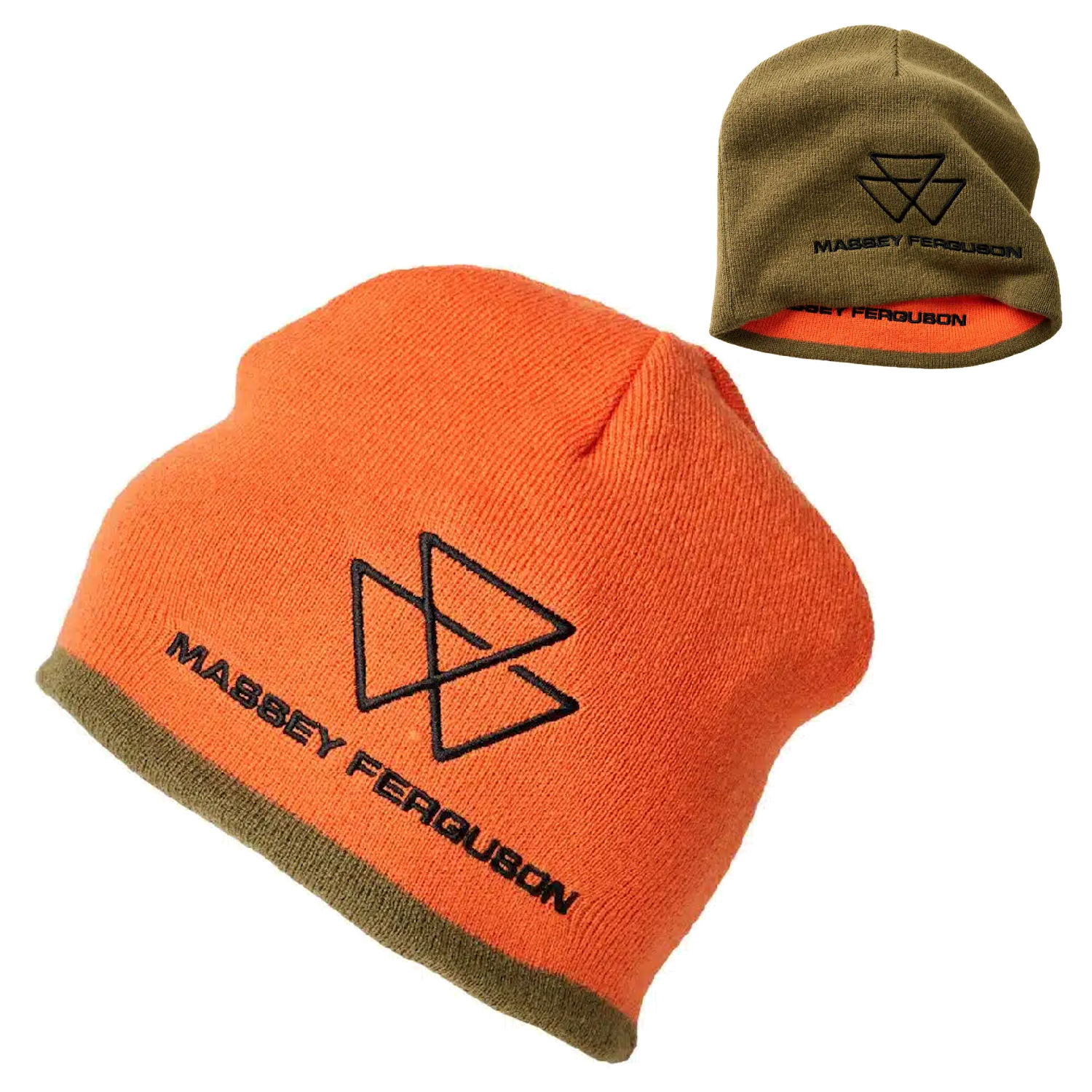 Wendbare MF Jagdmütze Orange/Kaki