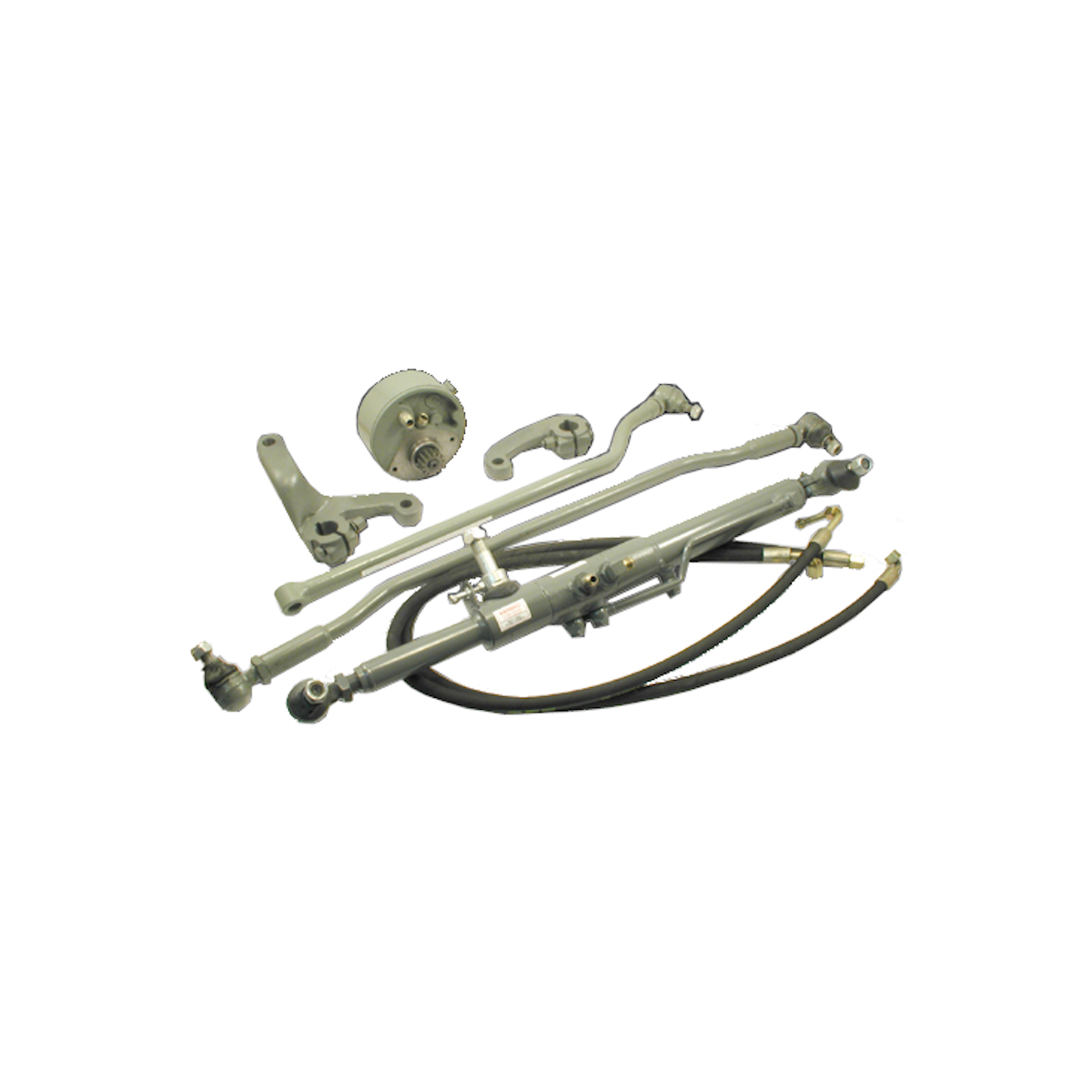 Hydraulische Lenkung MF35 133 135 gebogene Achse