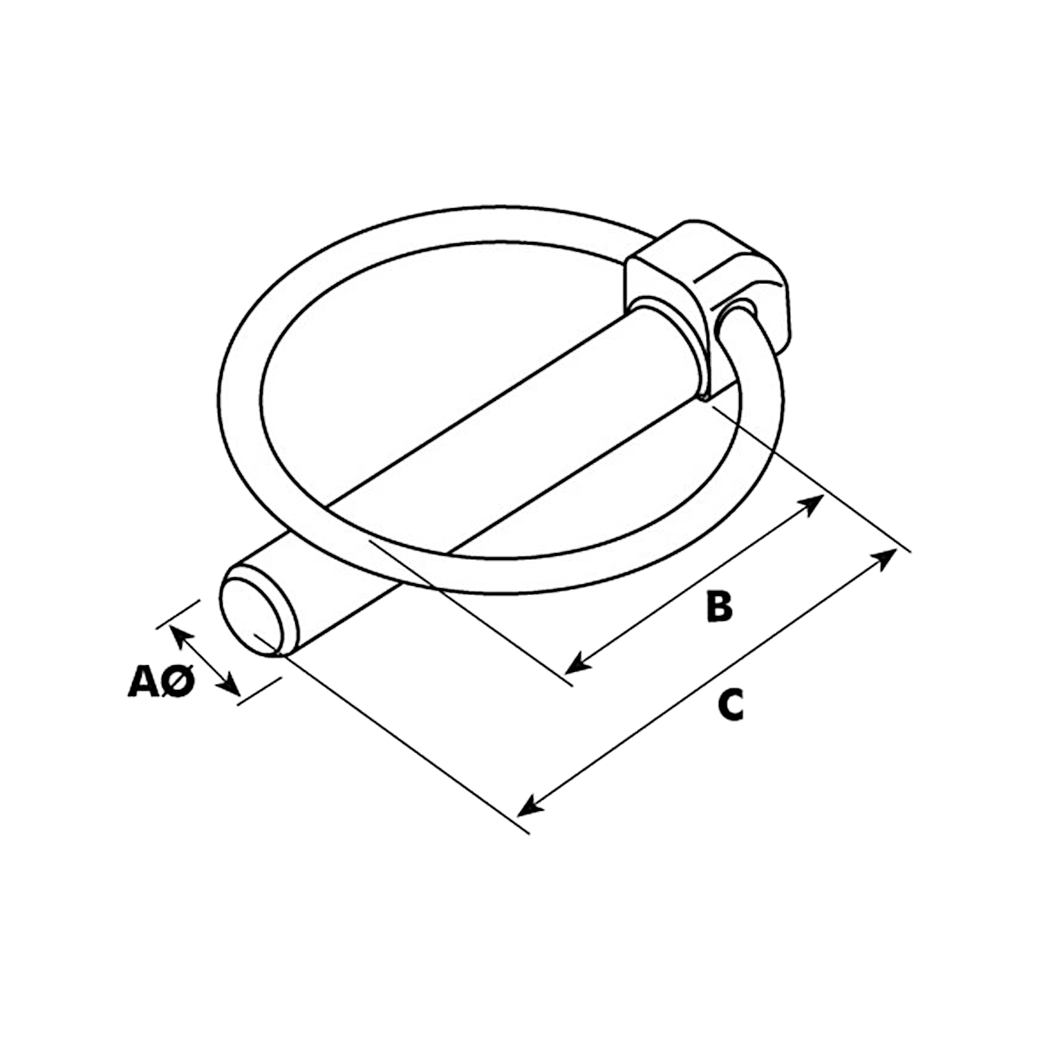 Klappsplint 8mm