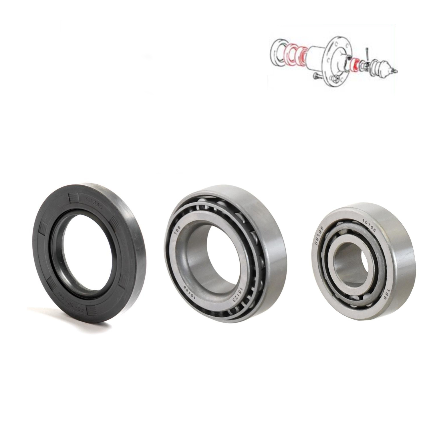 Rep.-Satz Vorderachse Massey Ferguson TEF 20 MF 35 65
