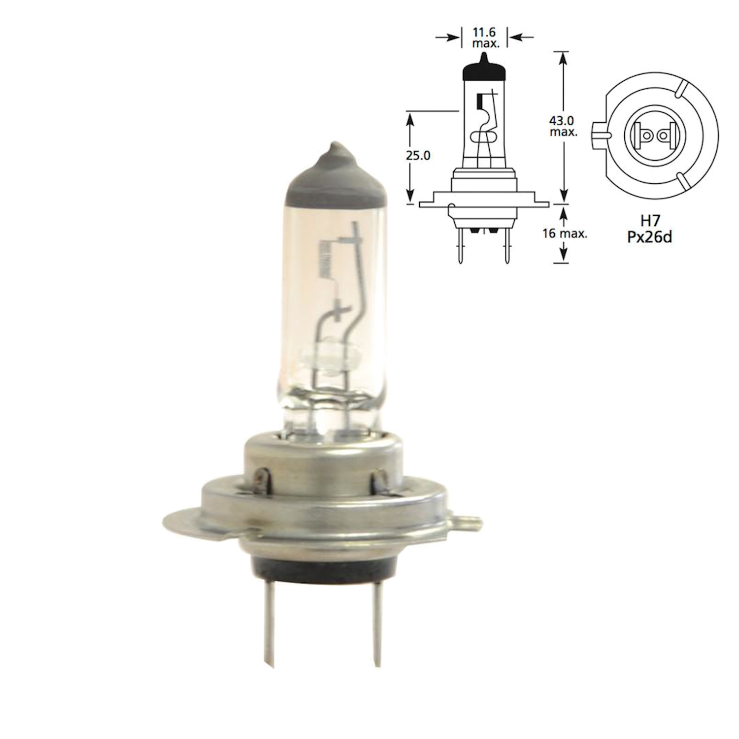 Glühlampe H7 12V 55W