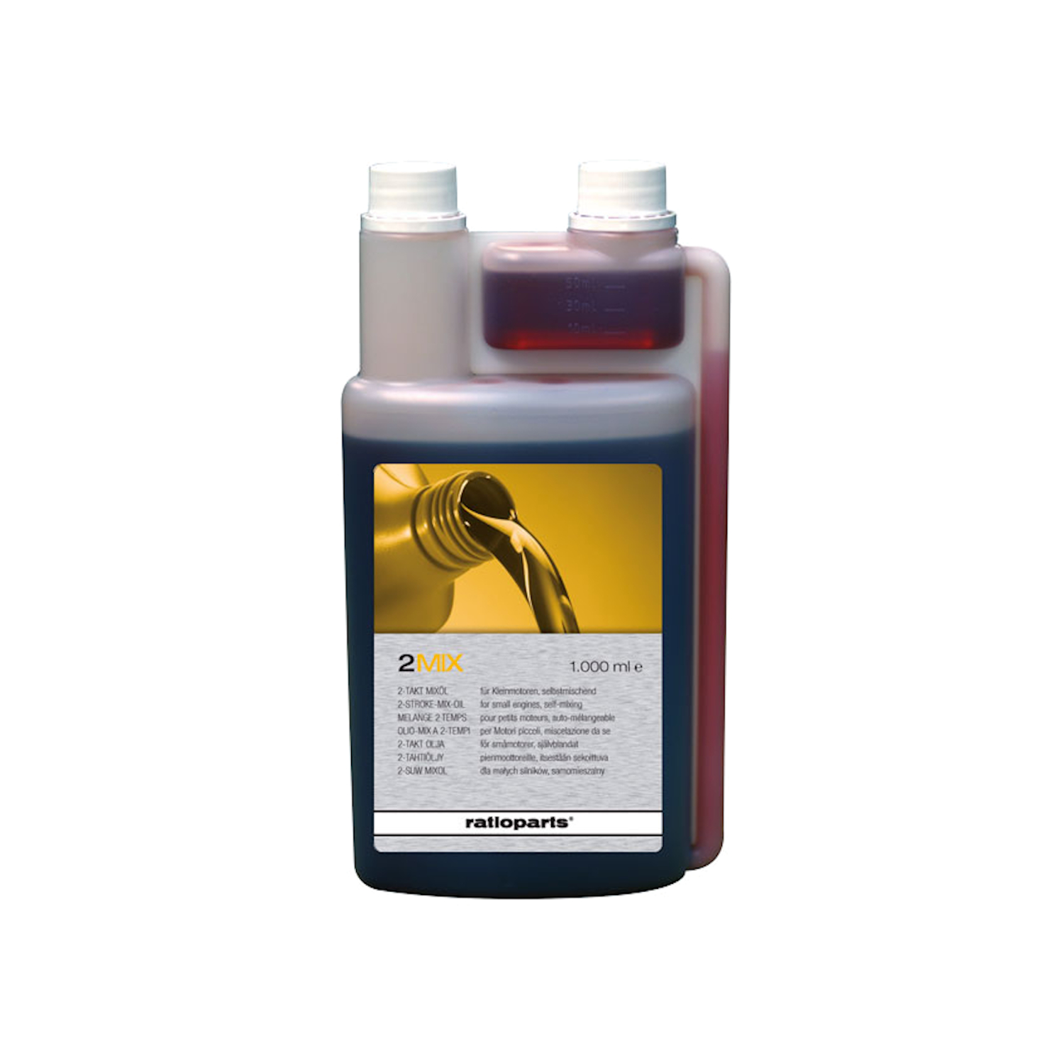2MIX 2-Takt Mixöl teilsynthetisch, 1.0 L Dosierflasche
