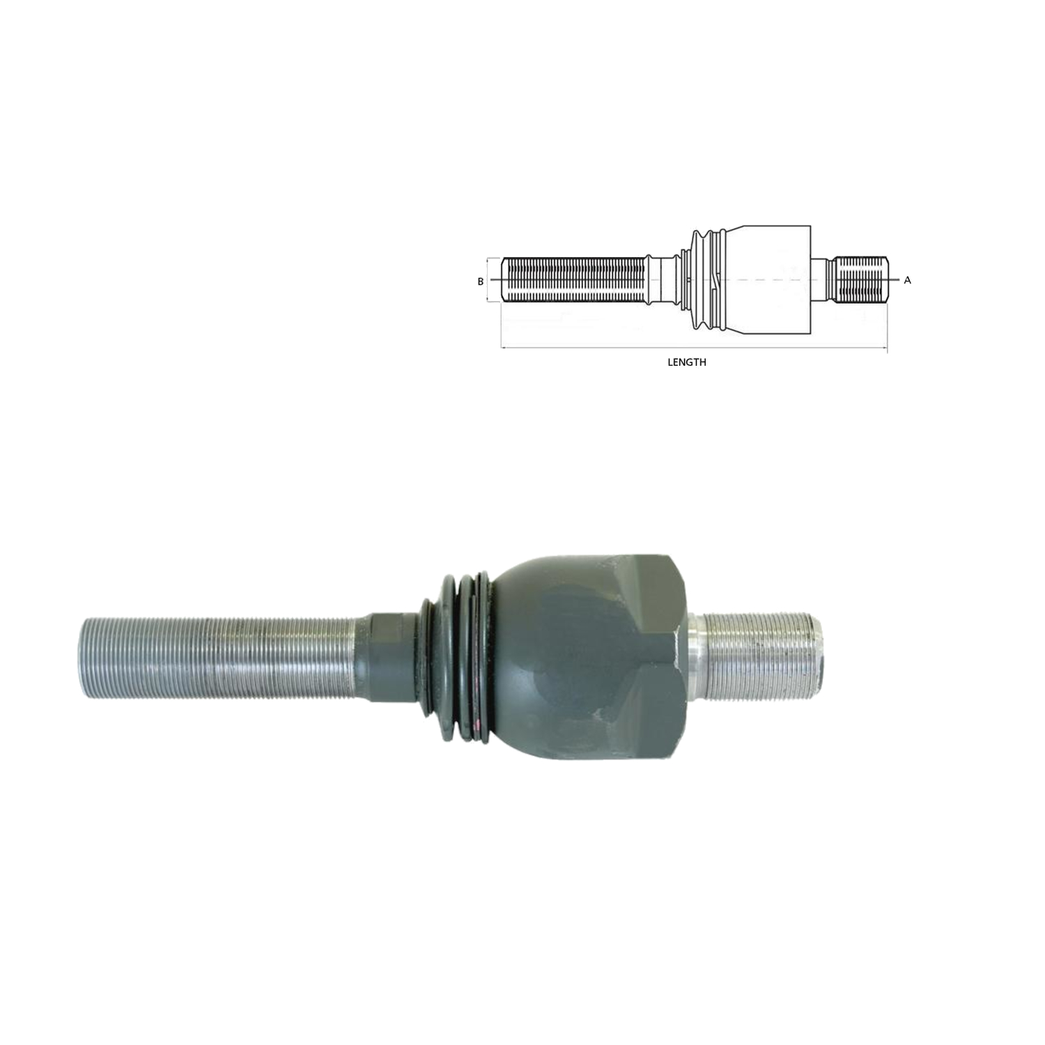 Axial-Kugelkopf M30 247mm Fendt