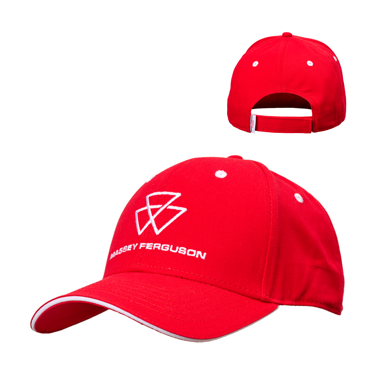 Rote Kappe mit MF-Logo