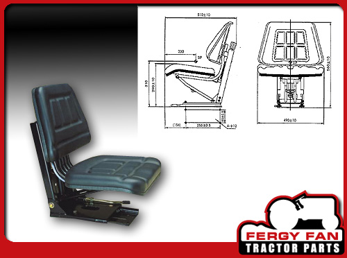 Schleppersitz Traktor Sitz für Massey Ferguson 135 240 375 390